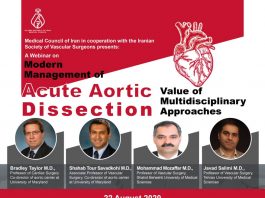فراخوان شرکت در وبینار دایسکشن حاد آئورت